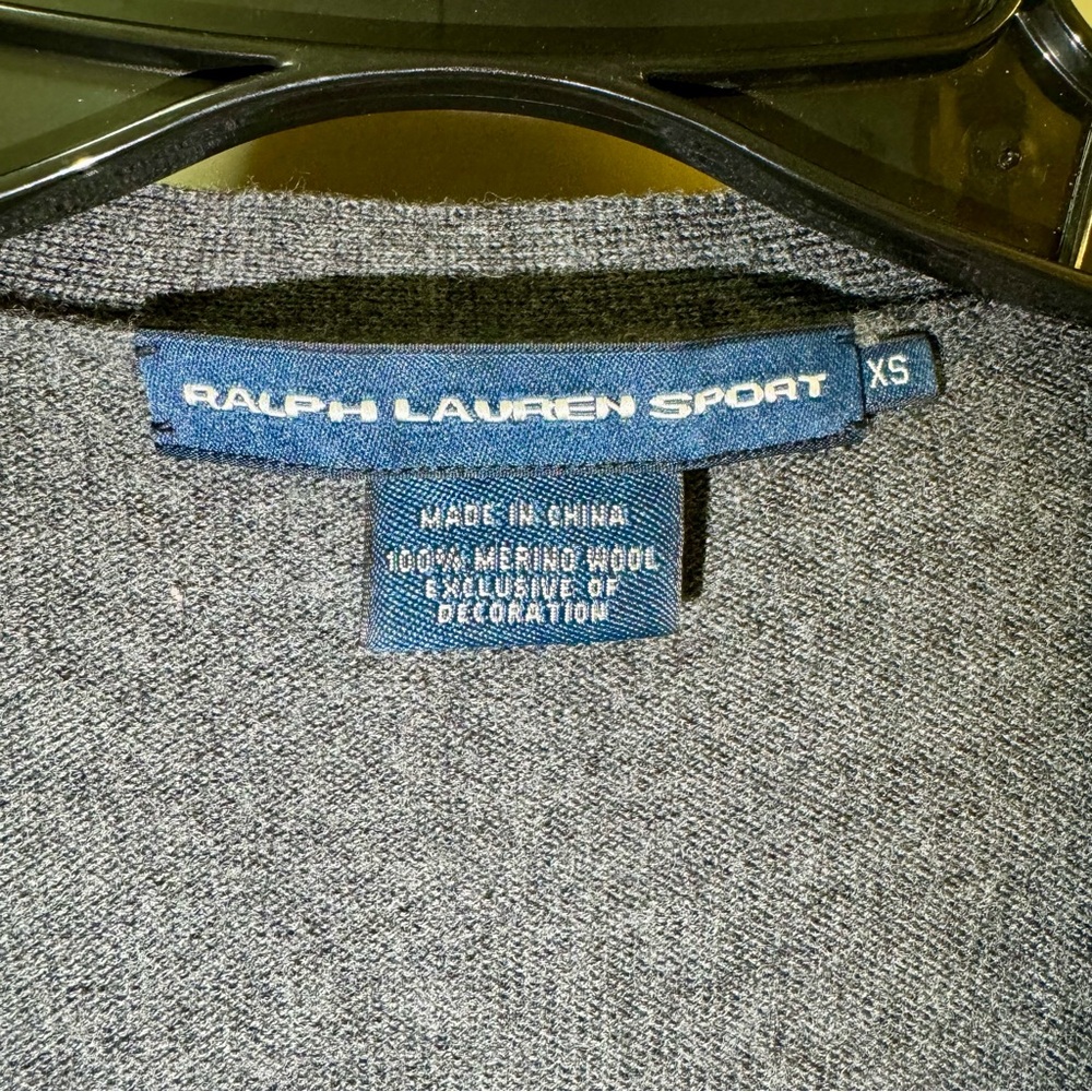 Ralph Lauren Sport Merino Wool Sweater Cardigans XS - Picture 7 of 7